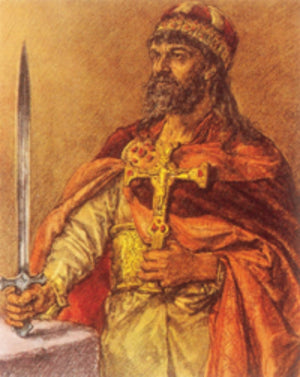 Mieszko I of Poland Painting