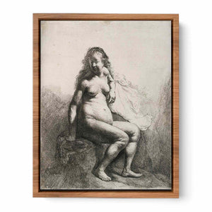 Seated Female Nude 1631 Painting
