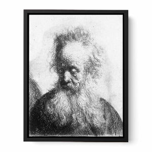 Old Man With Flowing Beard Looking Down Left 1631
Painting