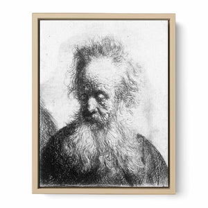 Old Man With Flowing Beard Looking Down Left 1631
Painting