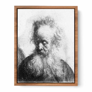 Old Man With Flowing Beard Looking Down Left 1631
Painting