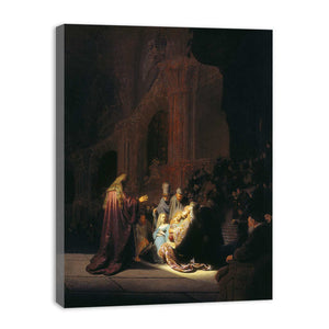 The Presentation of Jesus in the Temple Painting