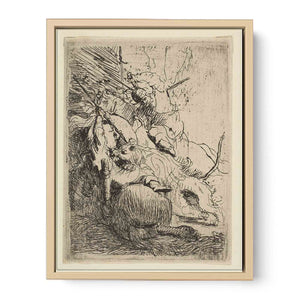 The Small Lion Hunt Painting