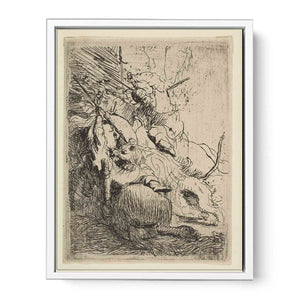 The Small Lion Hunt Painting