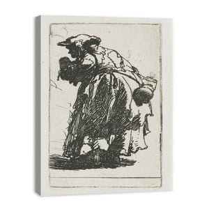 Old Beggar Woman With A Gourd 1630
Painting