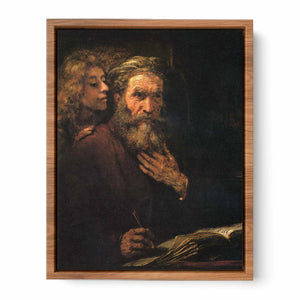 Evangelist Matthew and the Angel 1661 Painting