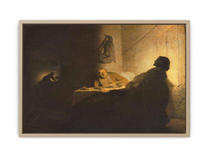 Christ at Emmaus Painting
