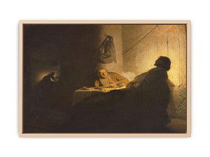 Christ at Emmaus Painting
