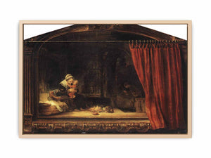The Holy Family with a Curtain 1646
Painting