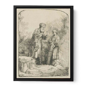 Abraham and Isaac Painting