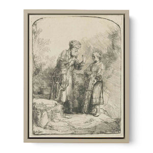 Abraham and Isaac Painting