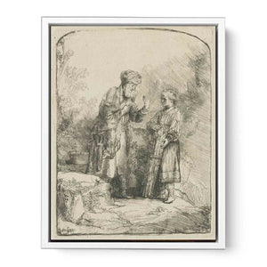 Abraham and Isaac Painting