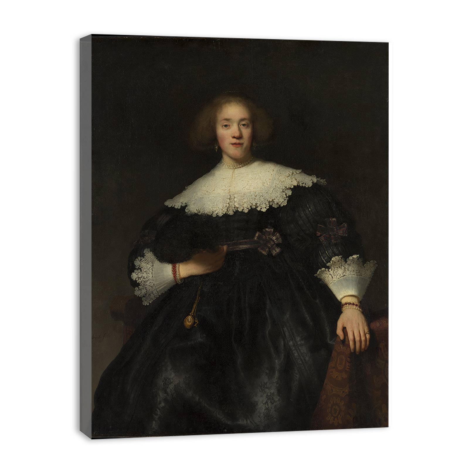 Portrait Of A Young Woman With A Fan
Painting