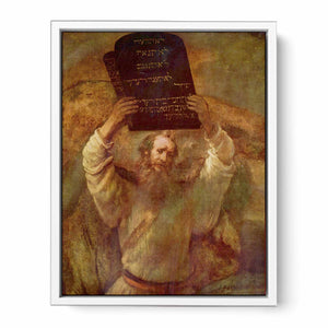 Moses Smashing the Tables of the Law Painting