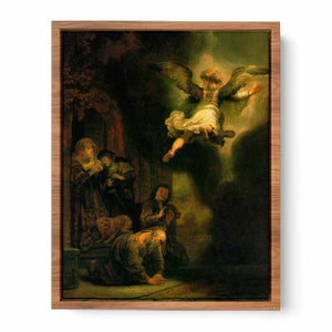 The Archangel Leaving the Family of Tobias 1637
Painting