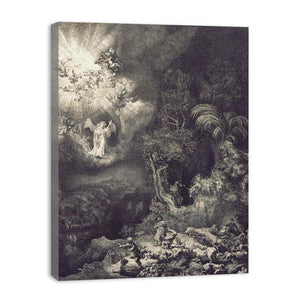 The Angel Appearing To The Shepherds Painting