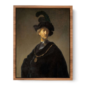 Old Man with a Gold Chain Painting