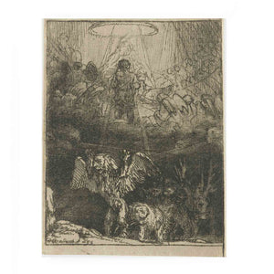 Daniel's Vision of the Four Beasts, from Four Illustrations to a Spanish Book Painting