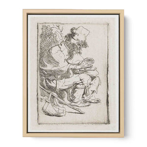 Beggar Seated Warming His Hands At A Chafing Dish
Painting