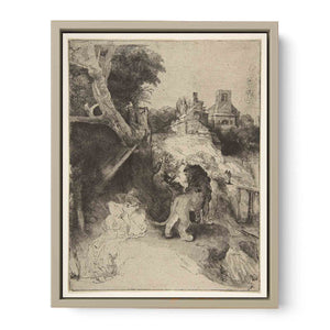 St. Jerome Reading in an Italian Landscape
Painting