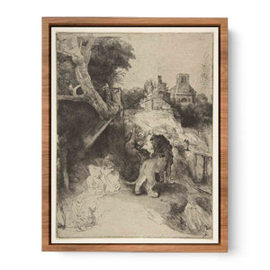 St. Jerome Reading in an Italian Landscape
Painting