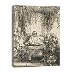 Christ at Emmaus Larger Plate
Painting