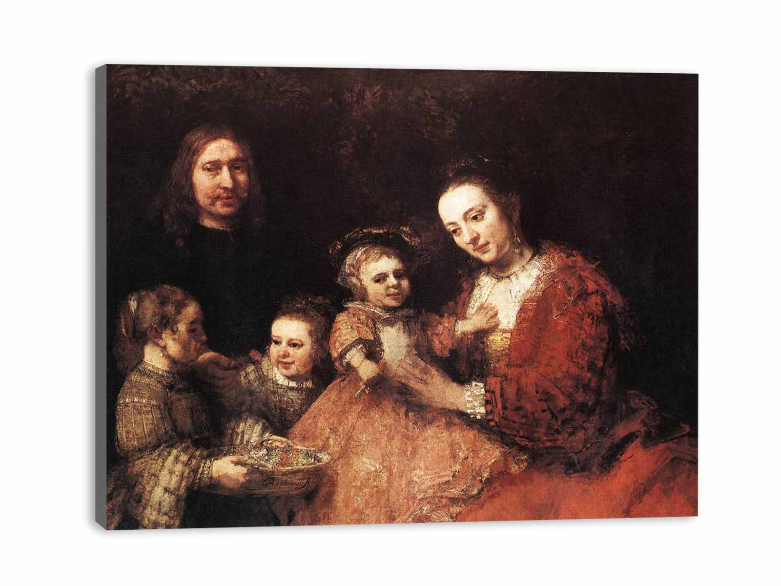 Portrait De Famille,brunswick 1669 Painting