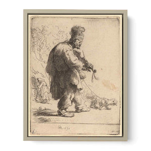 A blind Fiddler Painting