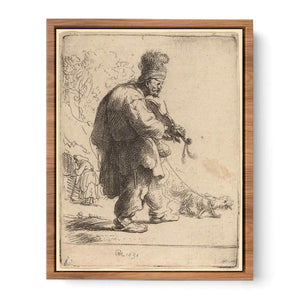 A blind Fiddler Painting