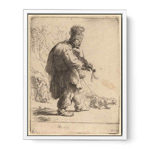 A blind Fiddler Painting