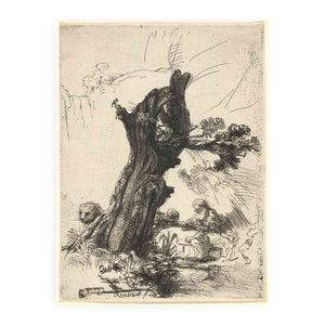 Saint Jerome beside a Pollard Willow
Painting