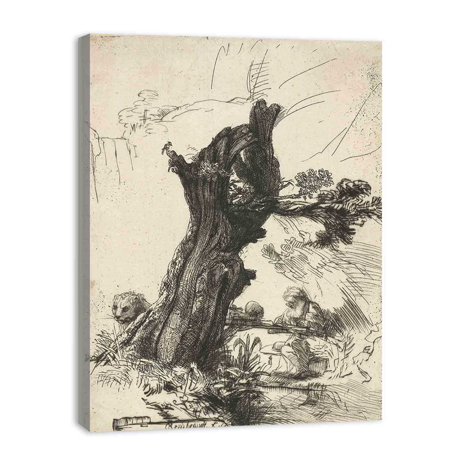 Saint Jerome beside a Pollard Willow
Painting