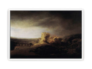 Landscape with a Long Arched Bridge
Painting
