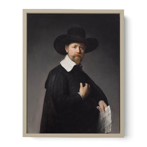 Portrait of Marten Looten Painting