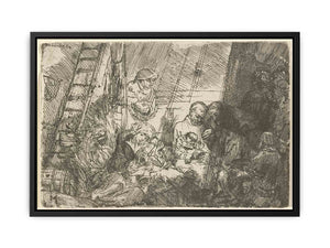 The Circumscision In The Stable Painting