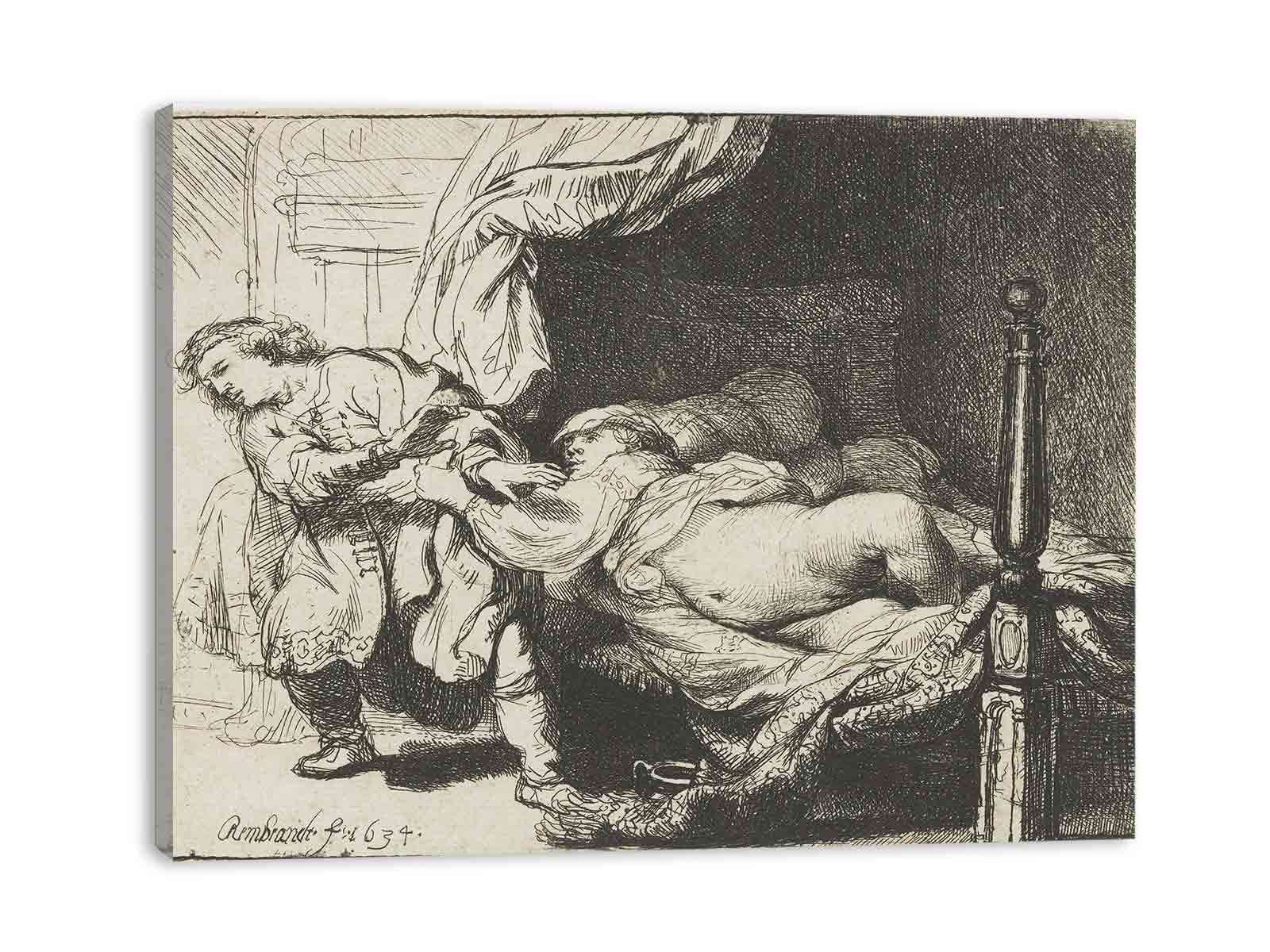 Joseph and Potiphar's Wife Painting