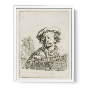 Self-Portrait in a flat Cap and embroidered Dress 2
Painting