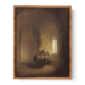 Philosopher Reading Painting