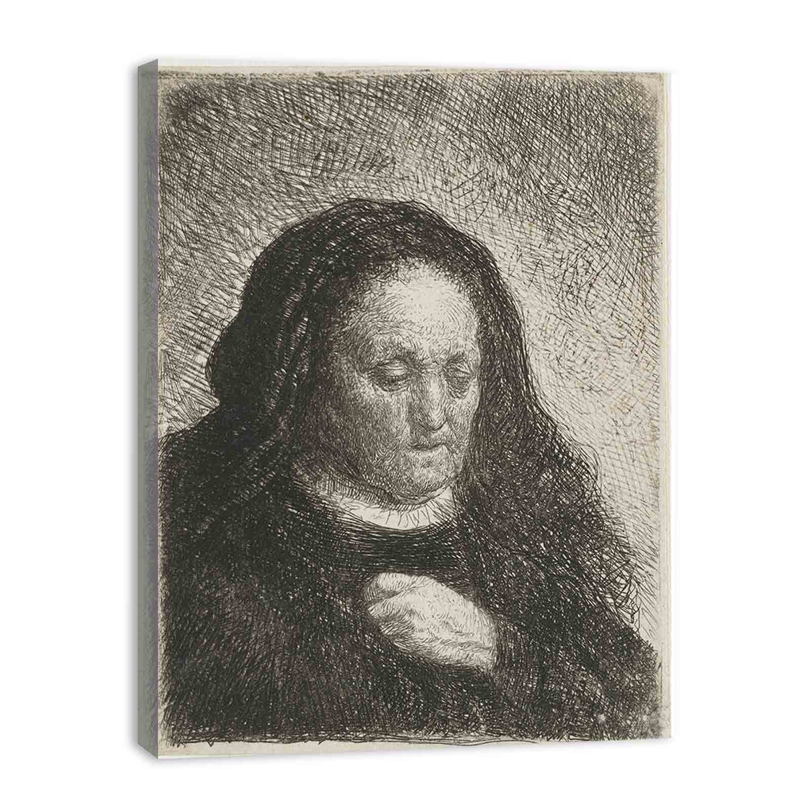 The Artist's Mother with her Hand on her Chest small Bust
Painting