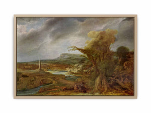 Landscape with Obelisk (possibly the flight into Egypt)
Painting