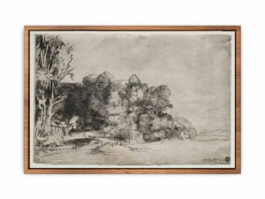 Clump of Trees with a Vista Painting