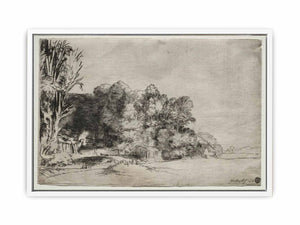 Clump of Trees with a Vista Painting