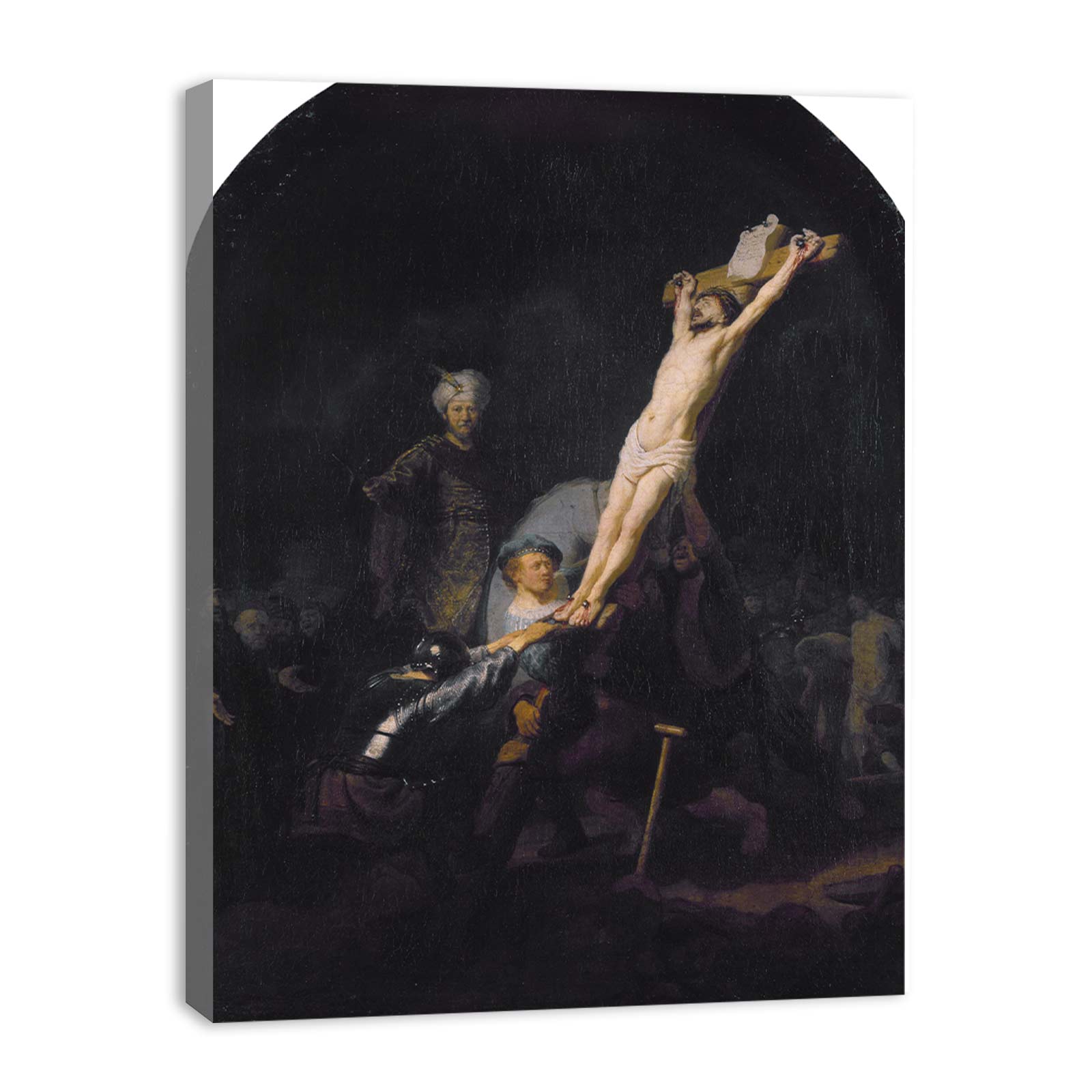 The raising of the cross,munich 1633
Painting