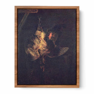 Self portrait with a dead bird Painting