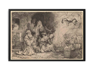 The Angel departing from the Family of Tobias Painting