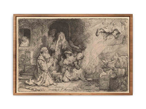 The Angel departing from the Family of Tobias Painting