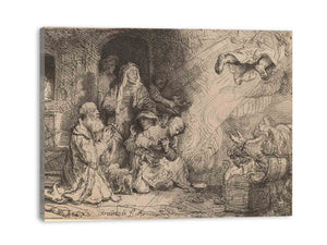 The Angel departing from the Family of Tobias Painting