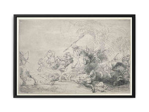 The Large Lion Hunt
Painting
