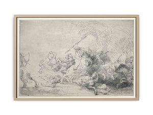 The Large Lion Hunt
Painting