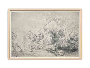The Large Lion Hunt
Painting